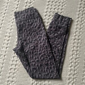 Aerie leopard print jogger leggings